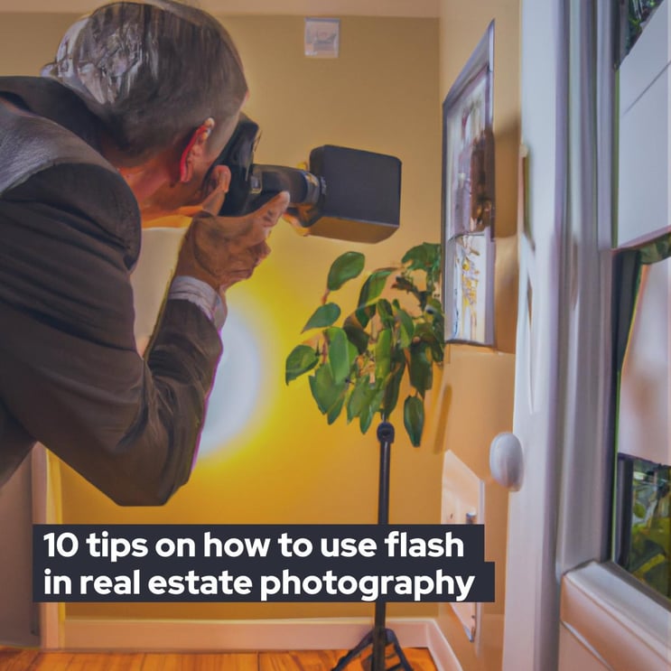 10 Tips on how to use flash in real estate photography.